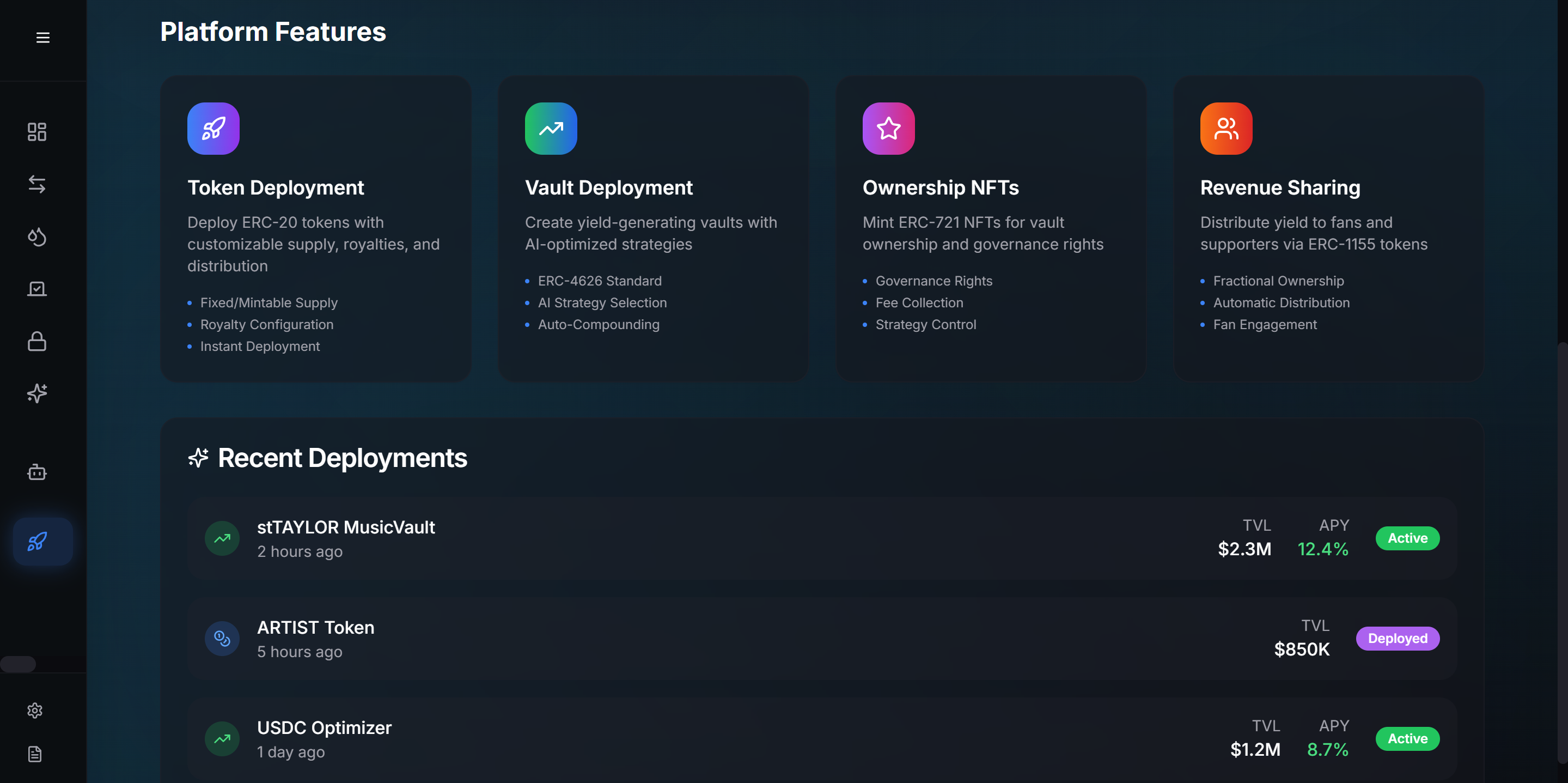 Fractional Ownership Dashboard